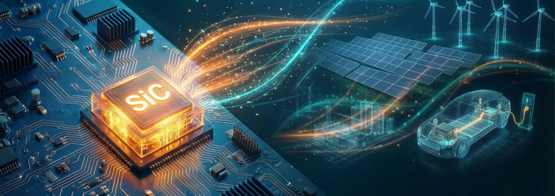 SiC power devices in solar, wind, energy storage and EV charging